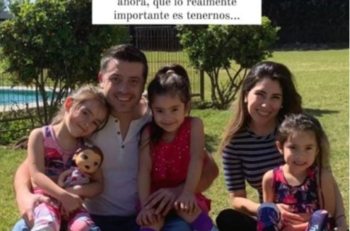Leandro Martínez se sanó del coronavirus y agradeció en Instagram con tierna fotografía familiar
