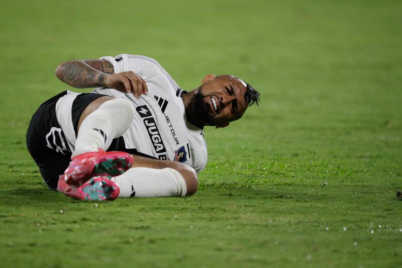 El volante dejó todo en la cancha.