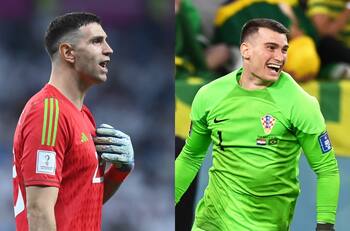 Emiliano "Dibu" Martínez y Dominik Livakovic: los números de los arqueros del Argentina vs Croacia por el Mundial Qatar 2022