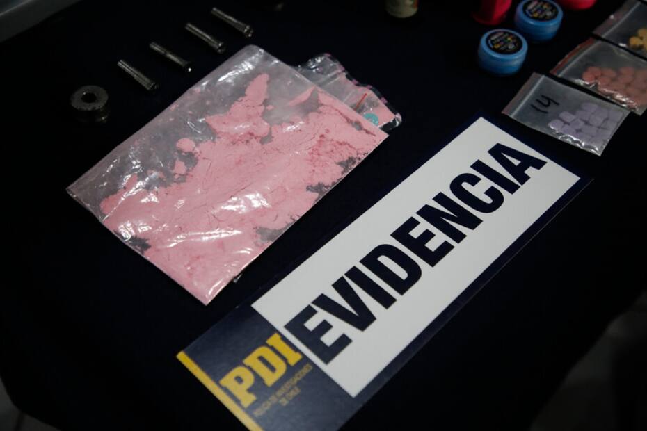 Imagen referencial de las drogas decomisadas por la policía.