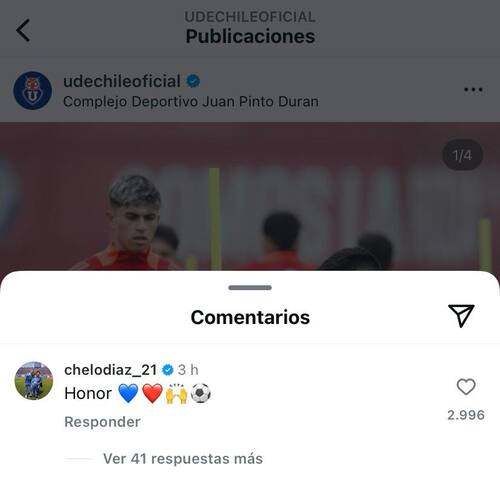 El sutil mensaje de Marcelo Díaz ante el compromiso de los jugadores de la U con la Selección Chilena.