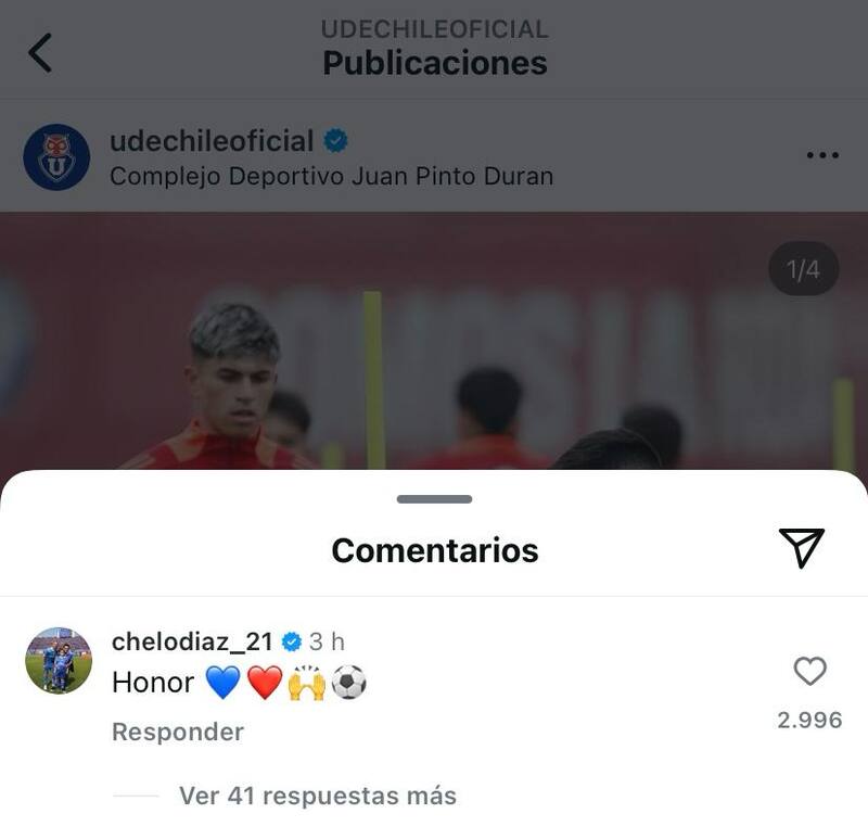 El sutil mensaje de Marcelo Díaz ante el compromiso de los jugadores de la U con la Selección Chilena.