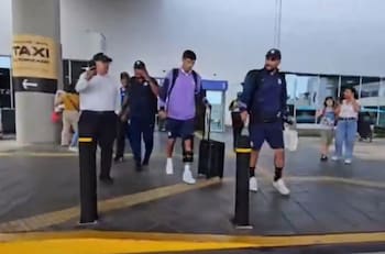 VIDEO | Apenas caminando: la imagen de Esteban Pavez en su llegada a Perú que preocupa a todo Alianza