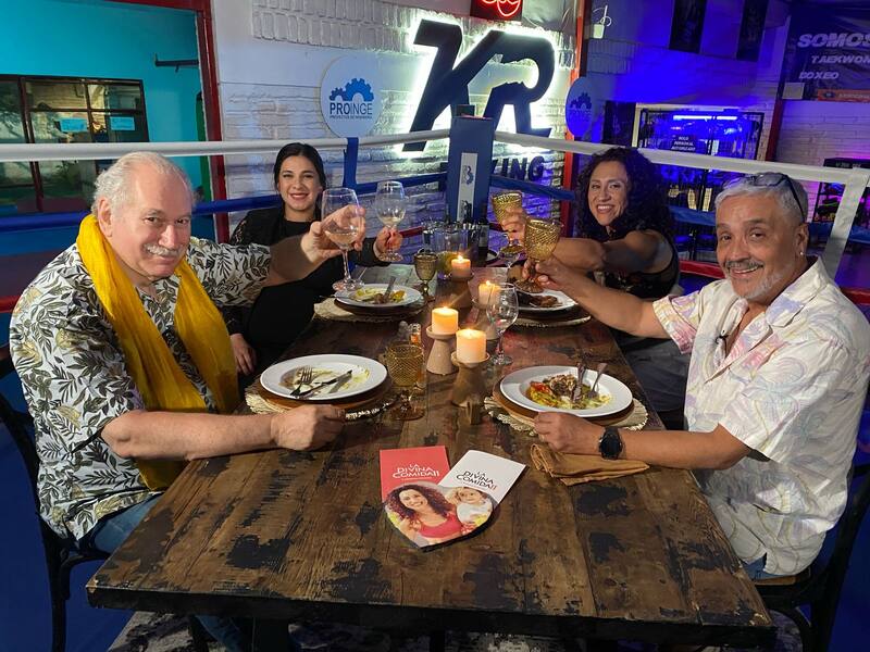 La honorable será aparecerá en el próximo capítulo de La Divina Comida.