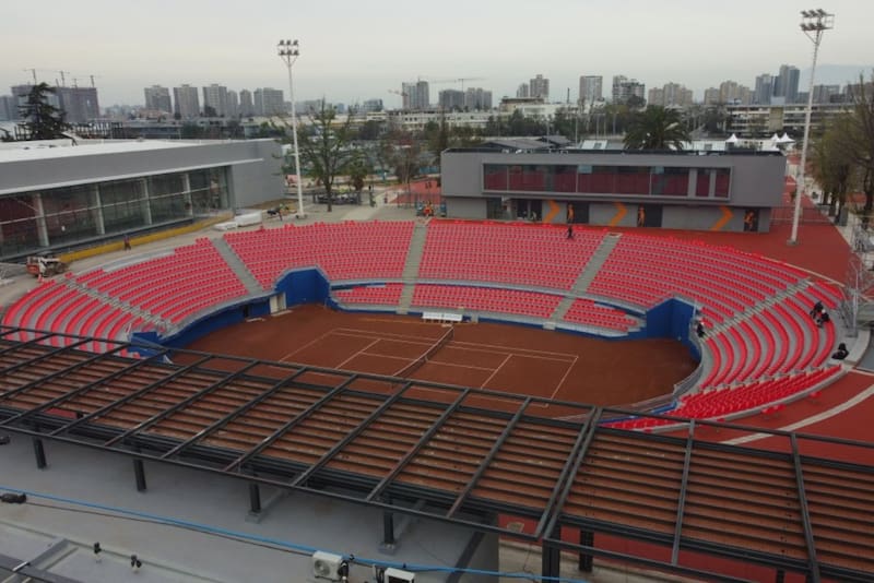 Court Central del estadio Nacional albergará la serie.