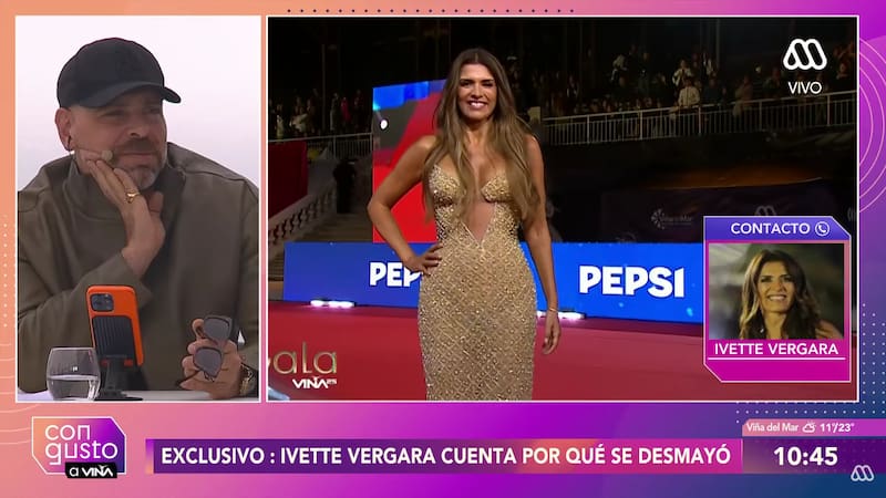 La animadora se descargó contra la producción de la gala del festival. Créditos Captura: YouTube.