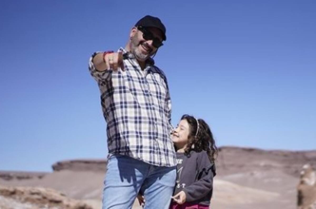 "La amo": Eduardo Fuentes comparte tiernos registros junto a su pequeña hija, Alma, y se llena de elogios