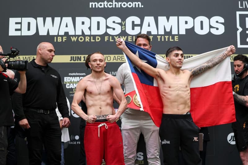 El chileno va por el título mundial ante el campeón defensor.