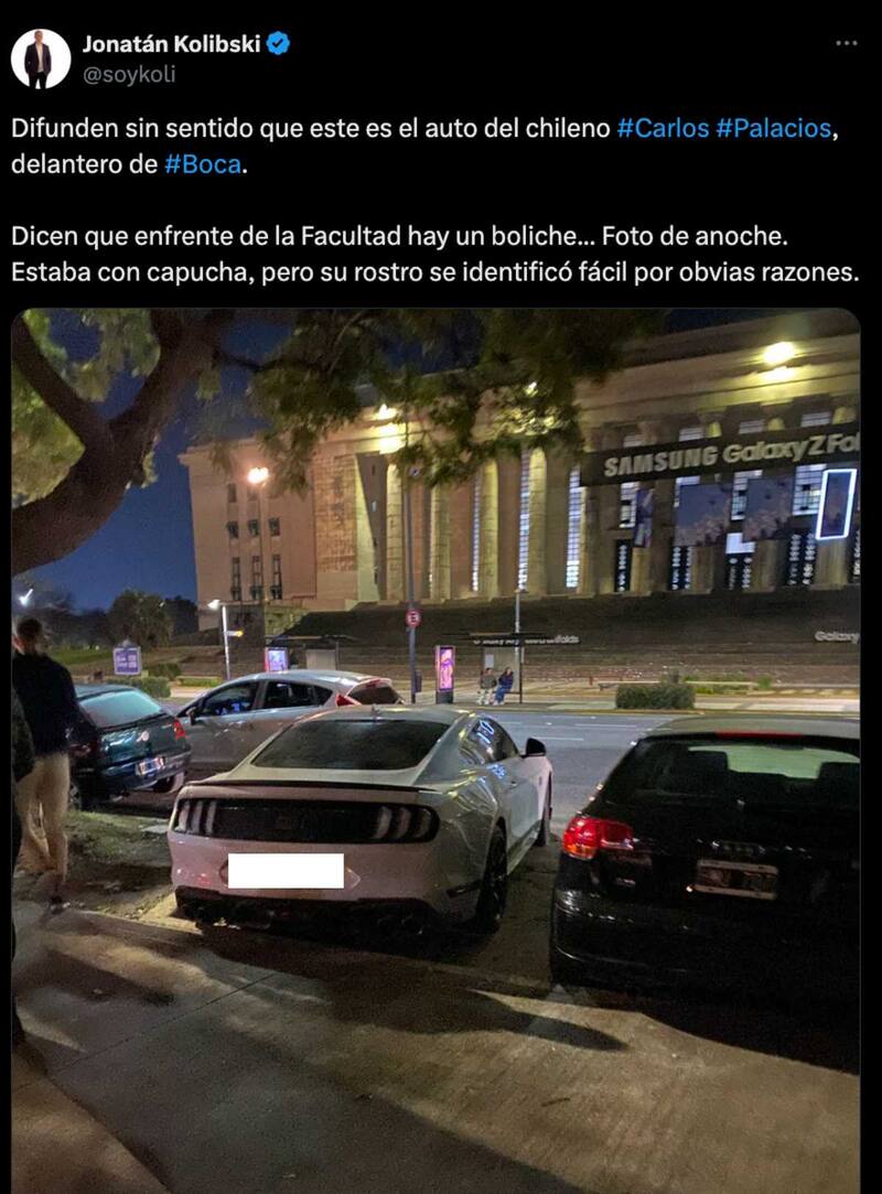 El periodista argentino la publicó esta jornada.