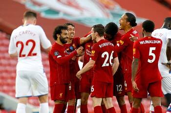 Los cuatro goles del Liverpool en su victoria ante el Crystal Palace