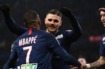 Aplastante goleada del PSG al Saint Etienne por la Copa de la Liga de Francia