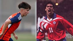 “No vi jugar a Marcelo Salas en la U pero es mi referente; mi papá me lo inculcó mostrándome videos de sus goles”