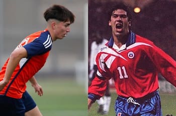 “No vi jugar a Marcelo Salas en la U pero es mi referente; mi papá me lo inculcó mostrándome videos de sus goles”