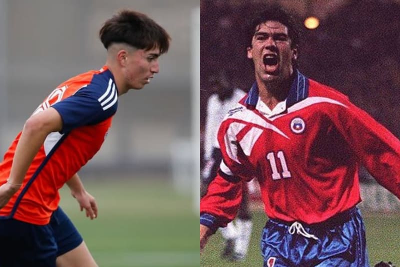 “No vi jugar a Marcelo Salas en la U, pero es mi referente; mi papá me lo inculcó mostrándome videos de sus goles”.
