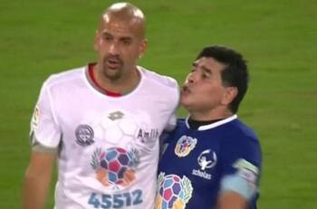El supuesto audio de Verón contra Maradona: "Me da lástima que lo vean como algo simpático"