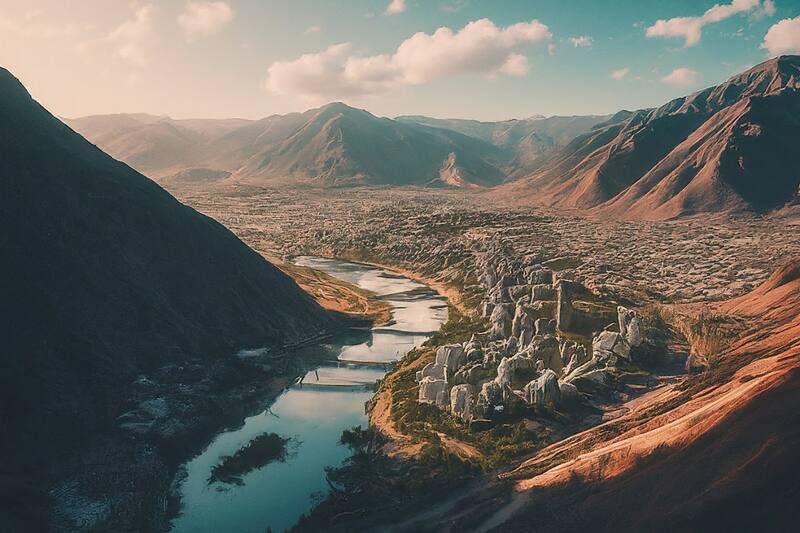 Así se imagina Gemini, la IA de Google, la ciudad de Rancagua en el año 2050.