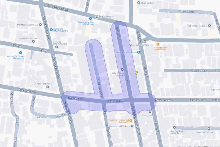 Estas son las calles de Independencia que se verán afectadas.