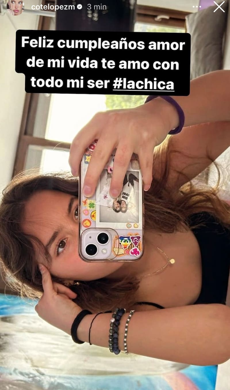 Rebeca Jiménez cumplió 14 años.