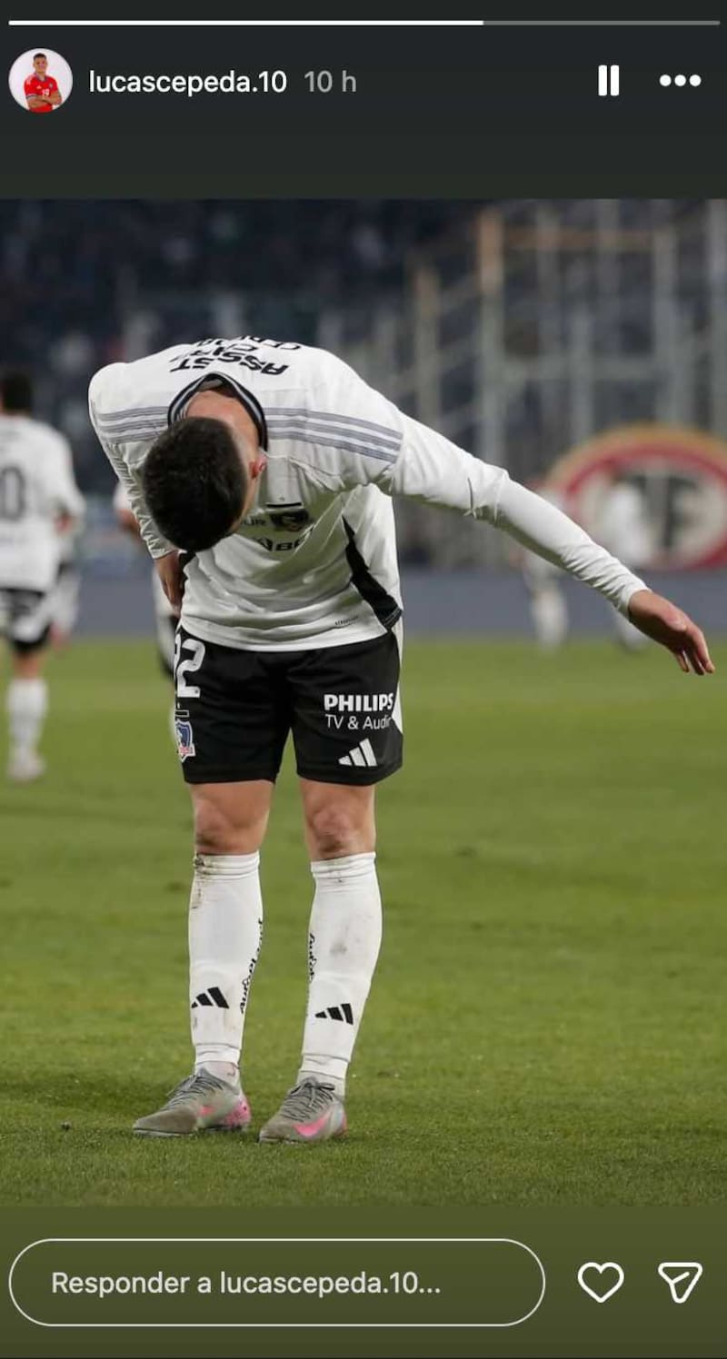 Y la misteriosa imagen con sabor a despedida. Foto: @Lucascepeda.10