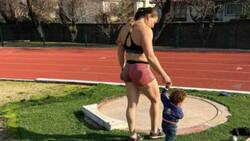 Natalia Duco mostró el tierno entrenamiento deportivo que realizó junto a su hijo, Luciano