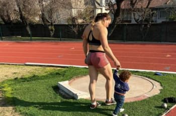 Natalia Duco mostró el tierno entrenamiento deportivo que realizó junto a su hijo, Luciano