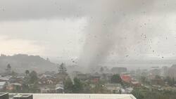 DMC emite alarma meteorológica por tornados y trombas marinas en tres regiones del país