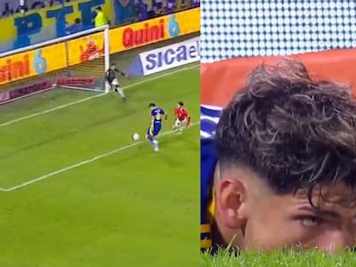 Finalmente se puso nervioso: Carlos Palacios falla impresionantemente en la boca del arco