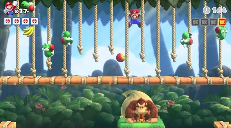 Parte de las etapas que veremos en el juego de Nintendo.