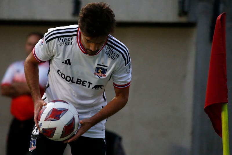 jugando por Colo Colo en 2023. Foto: Aton.