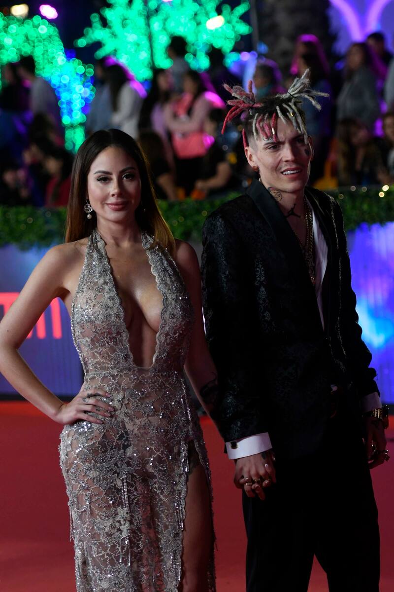 Ignacia y Marcianeke durante la gala noche Cero del Festival Internacional de la Canción de Viña del Mar 2023
FOTO: PABLO OVALLE ISASMENDI / AGENCIAUNO