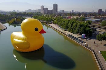 Pato gigante regresa a la RM por el Día del Niño: Revisa los horarios que tendrá este increíble panorama