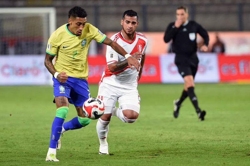 Perú vs Brasil, Eliminatorias Sudamericanas. Conmebol.