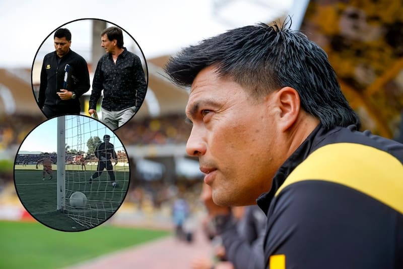 Y su revancha en la banca de Coquimbo Unido. Foto: Agencia Aton / Captura TNT Sports