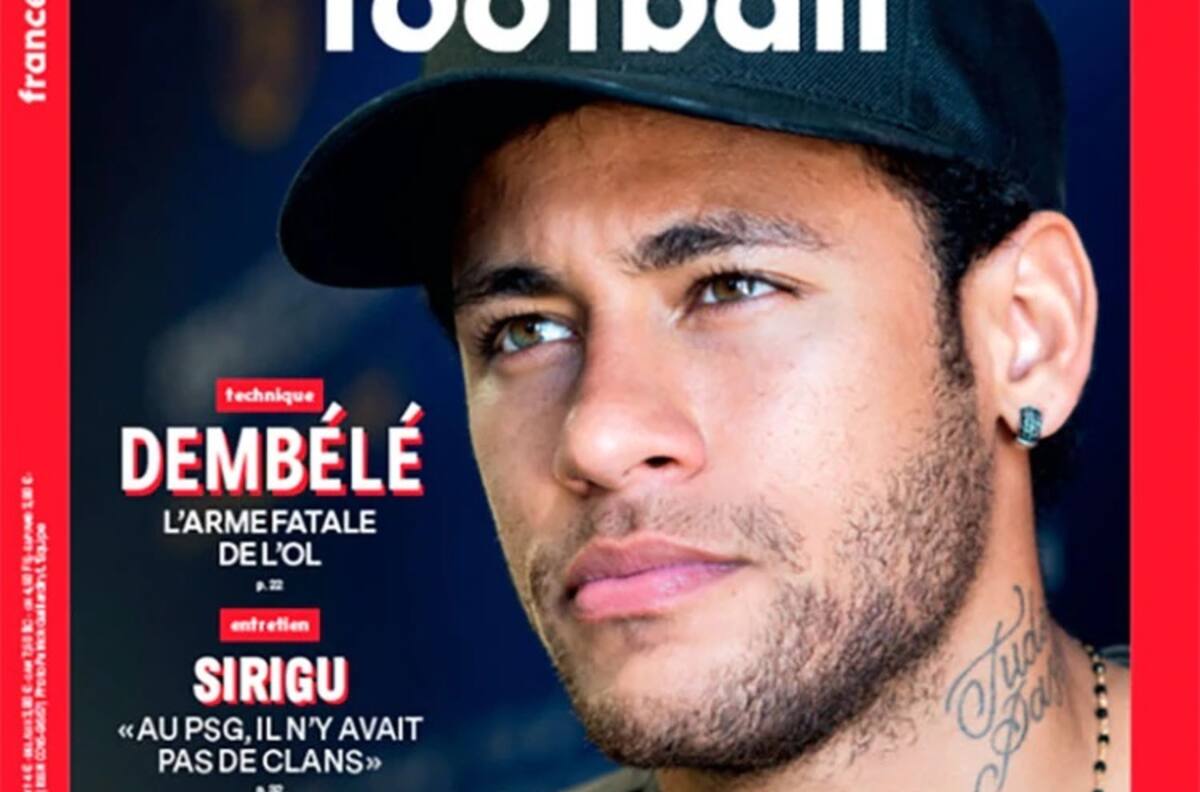 La dura portada de France Football contra Neymar