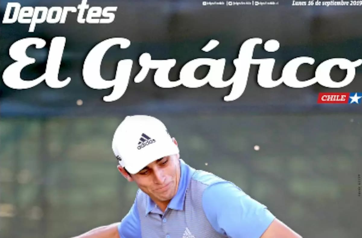 Joaquín Niemann se tomó las principales portadas deportivas del país