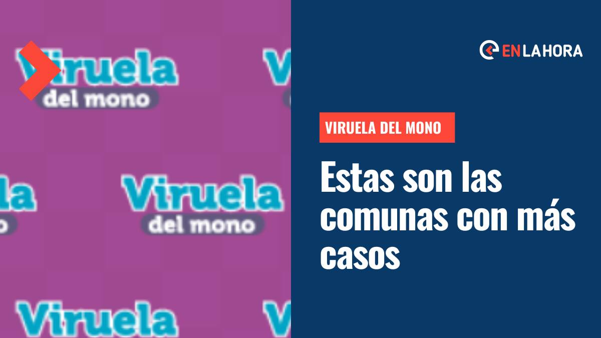 Viruela del Mono: ¿Qué comunas de la Región Metropolitana tienen más casos de esta enfermedad?