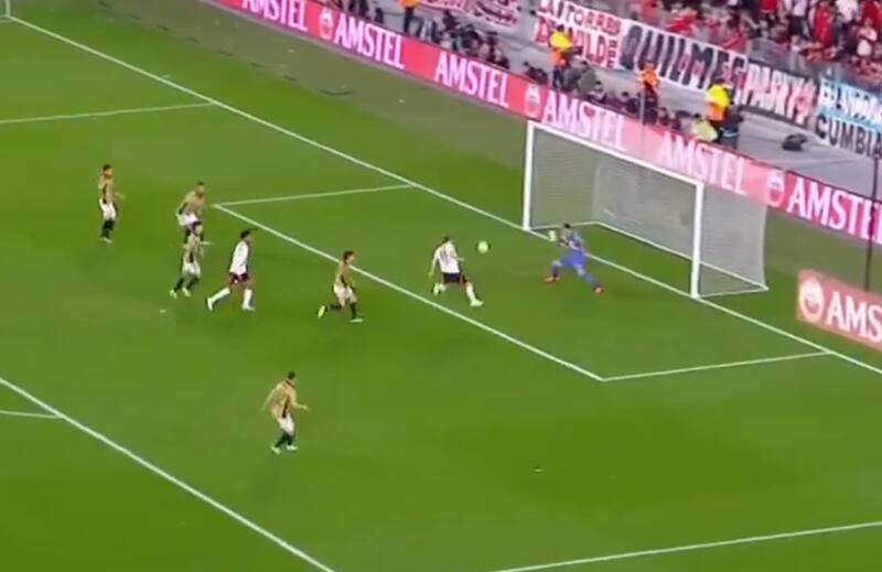 anotó el 1-0 en el Estadio Más Monumental.