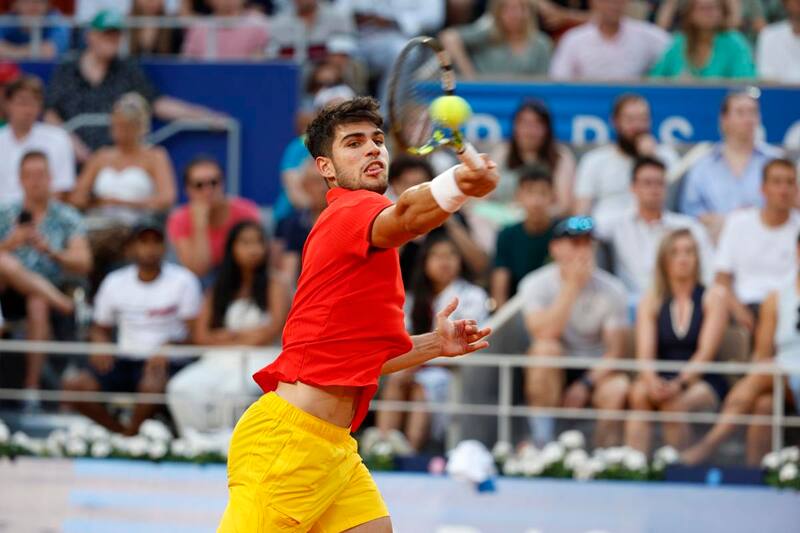 Carlos Alcaraz en los Juegos Olímpicos.