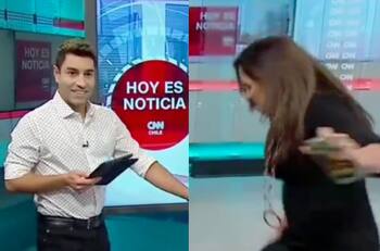 "¡Ay, Mati! ¡Cuidado!...": Matilde Burgos fuerte caída en vivo