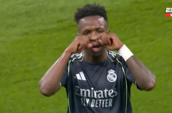 VIDEO | Vinícius Jr. provoca polémica por esta celebración contra los hinchas del Manchester City