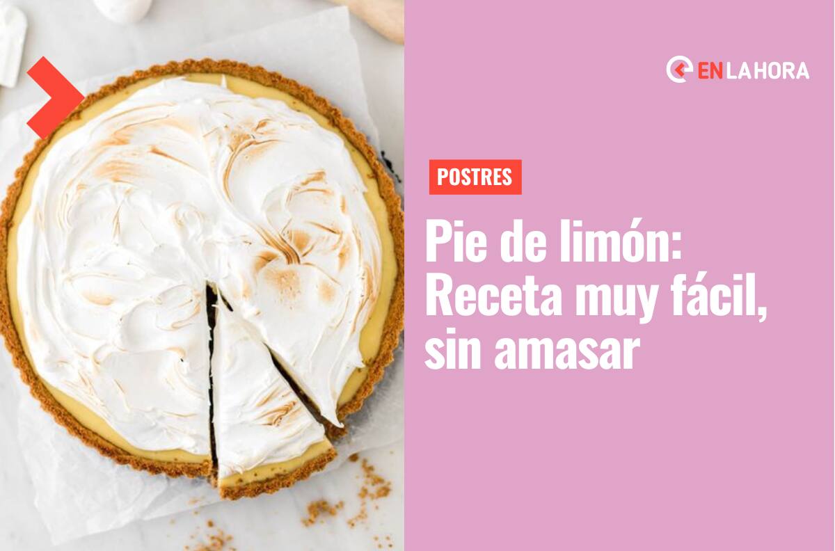 Receta muy fácil de pie de limón: Aprende a preparar este clásico postre sin necesidad de amasar