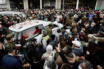 FOTOS | Así fue la ceremonia fúnebre del cabo segundo David Florido asesinado durante operativo en la PAC