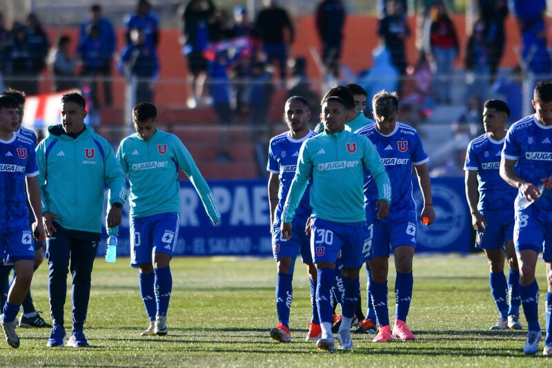 La U igualó ante Cobresal. Foto: Agencia Aton.