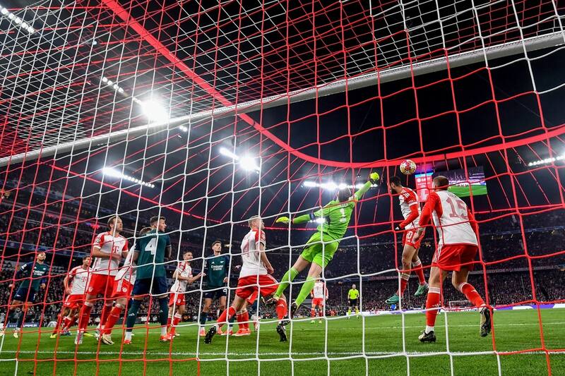 Manuel Neuer fue la figura del Bayern Munich en el triunfo sobre el Arsenal.