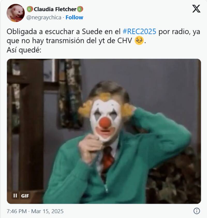 que el show de la banda británica en REC 2025 no fuera transmitida por streaming.