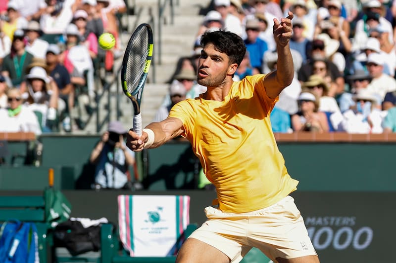El número uno del mundo se medirá al británico Cameron Norrie en cuartos de final de Indian Wells. Foto: Agencia EFE