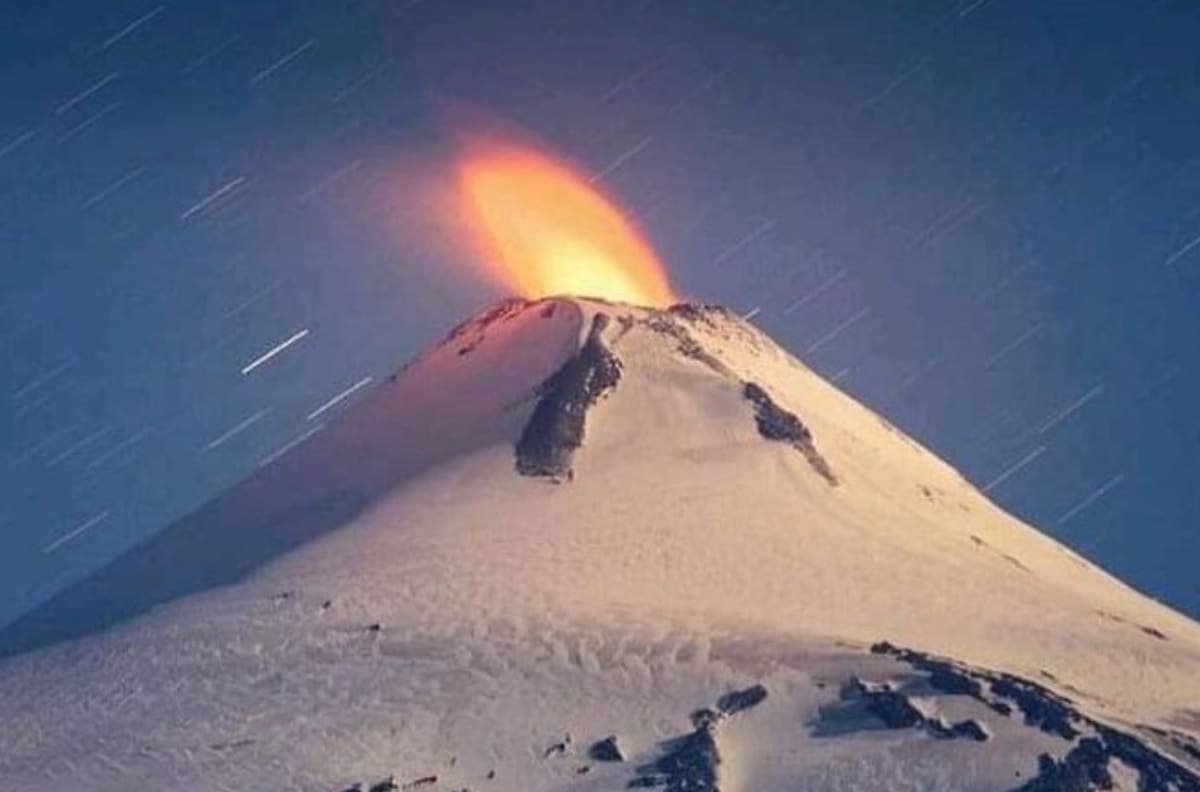 VIDEO | Alerta amarilla por volcán Villarica: Podrían presentarse pequeñas explosiones