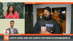 “Tenemos mucha conciencia de la necesidad de informar con seguridad": Alfonso Concha mostró cómo fue trasladado a refugio en Kiev durante despacho en Canal 13