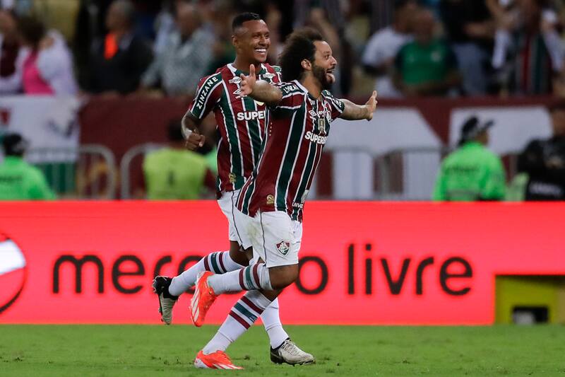 anotó un gol clave en la victoria de Fluminense ante Alianza Lima. Foto: EFE/ Andre Coelho