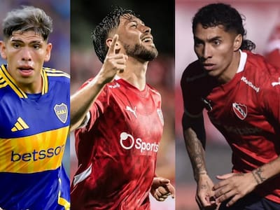 Cinco chilenos van por semifinales de la Liga Argentina: las formaciones de Boca Juniors vs Independiente